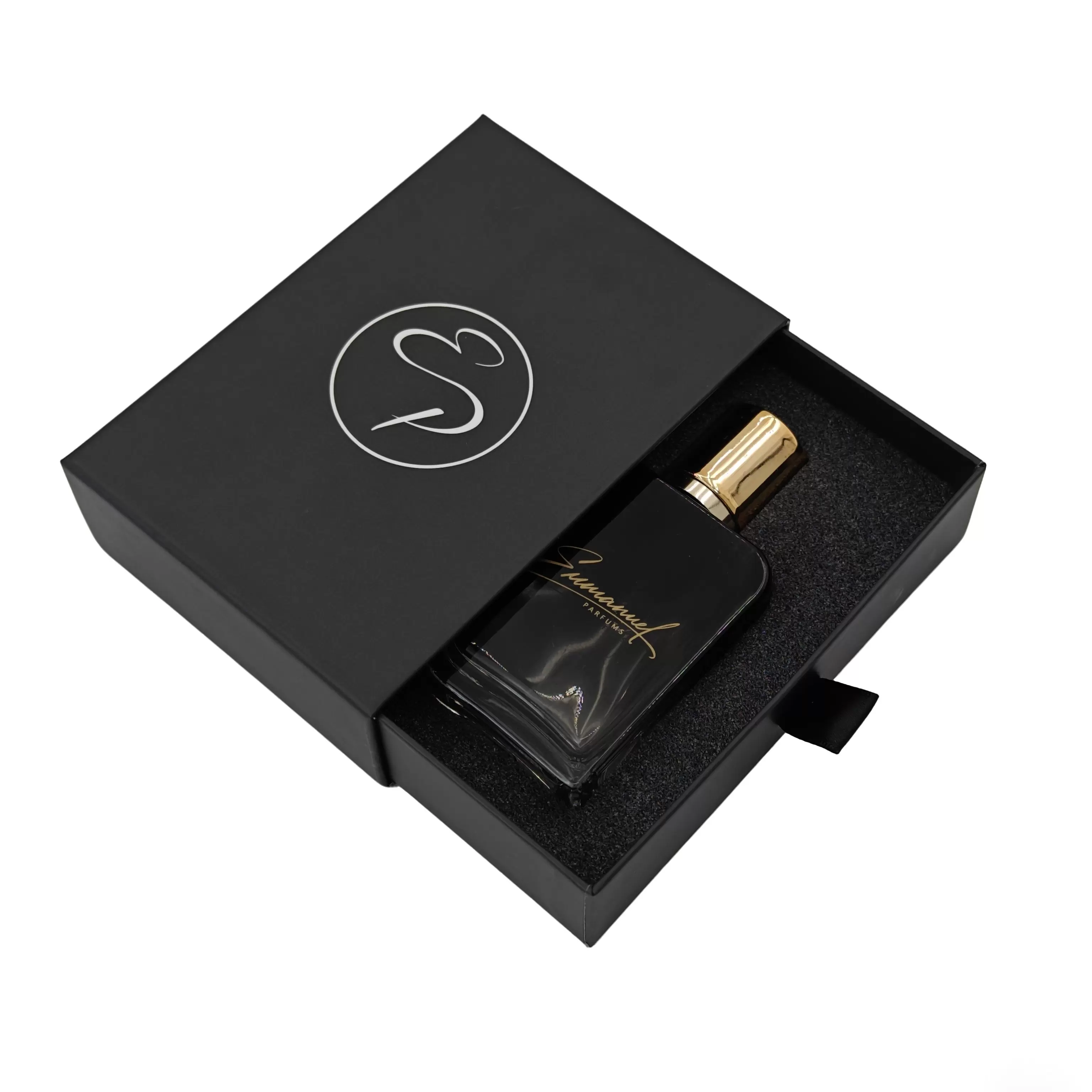 custom rigid drawer box thumbnail for logo treatment packaging